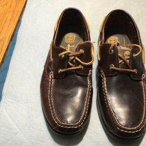12W TIMBERLAND EARTHKEEPERS leather Loafers EUC